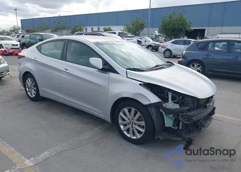 2015 Hyundai Elantra Se from USA, damaged, VIN KMHDH4AE6FU439437